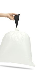 El material del HDPE recicló los bolsos de basura del lazo 10 - color del blanco 25MIC