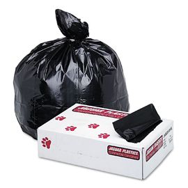 Baja densidad bolsos de basura de 60 galones, bolsos de basura comerciales plásticos 1.7mil