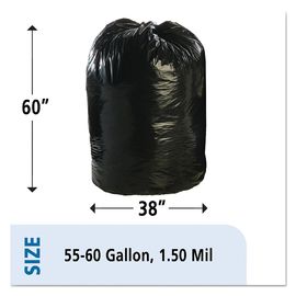 material abonable reciclable plástico de la maicena de los bolsos de basura 1.5mil