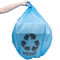 Bolsos de basura plásticos azules reciclados 1,2 milipulgada 40 - 45 galones de respetuoso del medio ambiente