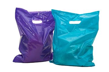 100 bolsos brillantes del regalo de la venta al por menor de la mercancía, bolsos al por menor plásticos materiales del LDPE