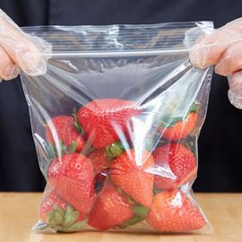 6&quot; X 6&quot; las bolsas de plástico superiores del sello, bolsos plásticos impresos aduana clara de la comida del color