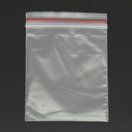 Color reutilizable del claro de la bolsa de la comida de la cremallera de las bolsas de plástico autas-adhesivo de la cerradura