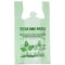 Material verde biodegradable del HDPE de los bolsos de compras de la camiseta con el tamaño 1/6