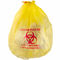 37&quot; X 50&quot; bolsos inútiles infecciosos del amarillo, bolsos médicos materiales de la eliminación de residuos del HDPE