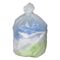 Bolso de basura del sello de la estrella del cubo de basura, bolsos disponibles de los desperdicios del color blanco
