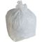 Pequeño color blanco material coloreado del HDPE abonable de los bolsos de basura del lazo